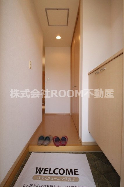 ローズコート夢　A棟の玄関|ゆったりとした玄関です