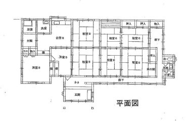 秦野市寺山　中古戸建の間取り
