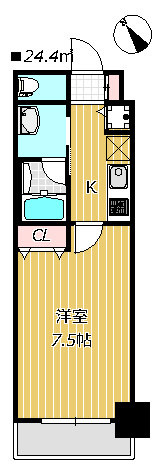 【間取り】 | BPRレジデンス船橋 | 反転タイプです