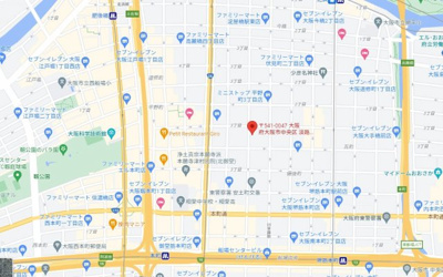 【地図】 | BPRレジデンス大阪本町Q