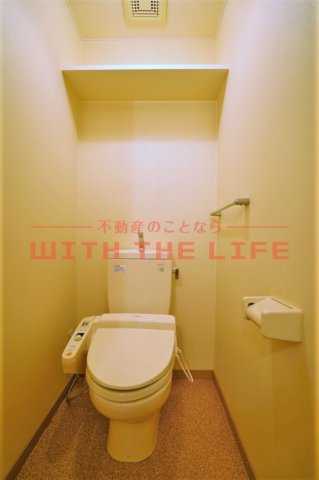 ザ・ライフ南久留米スタイル【10,000円キャッシュバック対象物件】のトイレ|清潔感のあるトイレです