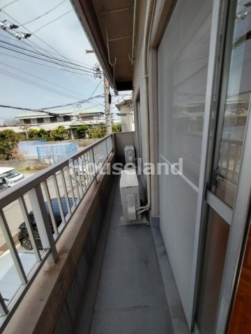 グランディール西浜のバルコニー