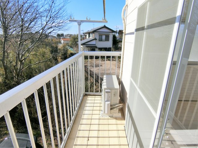 佐々木テラスハウスA棟のバルコニー