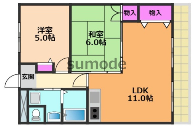 【間取り】 | ＡＬＯＵＥＲ