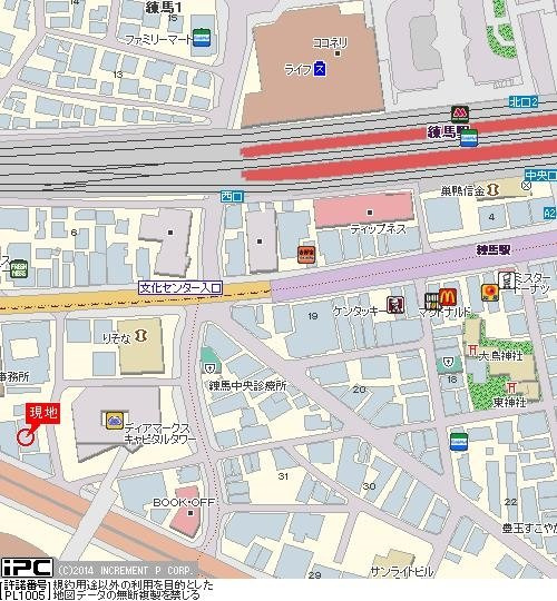 【地図】 | グローリア初穂練馬