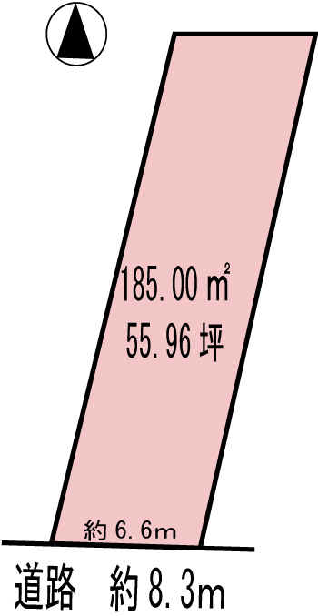 各務原市蘇原寺島町1丁目の土地図