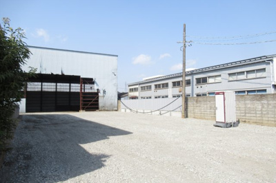 【外観】 | 津市高茶屋７丁目　作業所・倉庫付事業用地