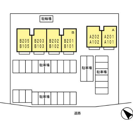 シャイン ダイワ　A棟　　刈谷市の賃貸ならクラスホーム刈谷店の区画図