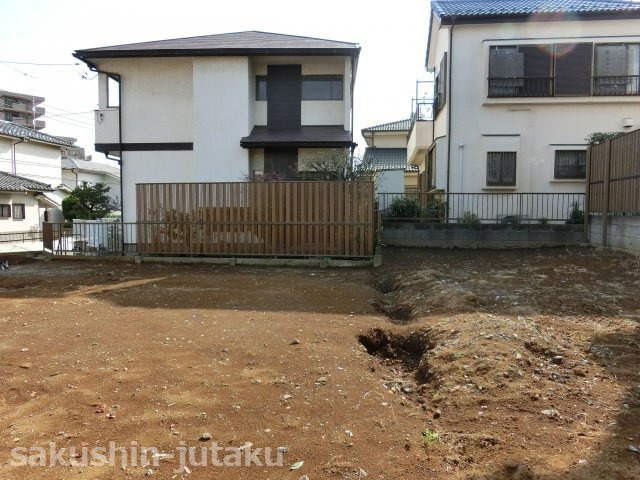 本大久保１丁目　売地の外観|本大久保１丁目　売地　建築条件なし　地積約６１坪　南道路面