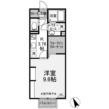 【間取り】 | チェントロクオーレⅠ