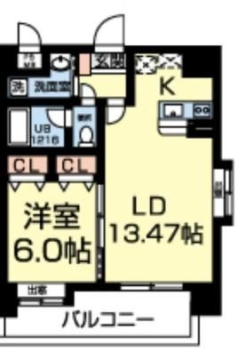 フルール南熊本の間取り