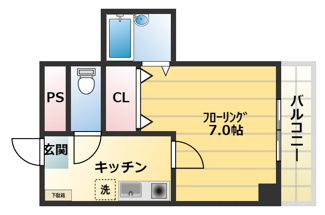 【間取り】 | チェリーハイツ宮町