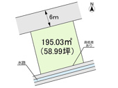 土地　真備町尾崎　全1区画　58.99坪の画像