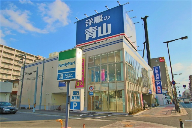 サンブライト今里の周辺|洋服の青山新今里店(ショッピングセンター)まで99m