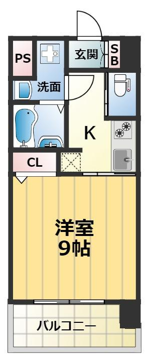 フォレストグレイス高井田Ⅰの間取り