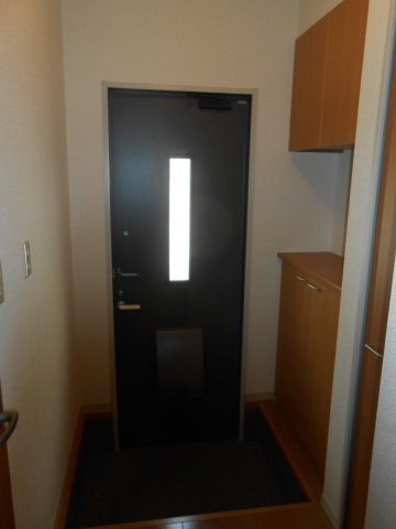 リバーパークBの玄関