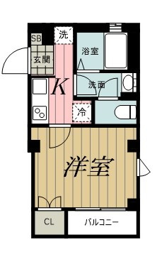 ディアマンテス新宿の間取り