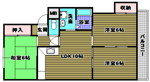 グレース狭山の間取り