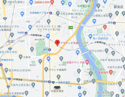 【地図】 | プラディオ天満セレニテ