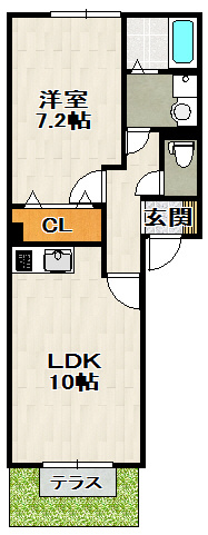 メロディーヒルズ　Ａ棟の間取り