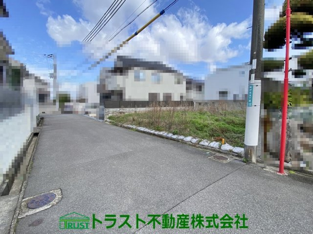 松が丘５丁目　売土地の前面道路含む現地写真