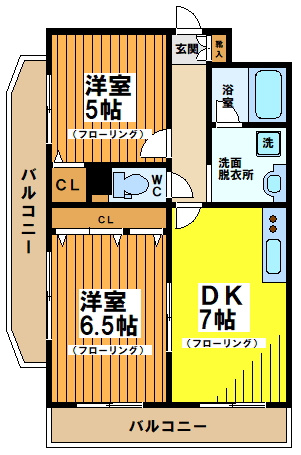 【間取り】 | ルーセント方南