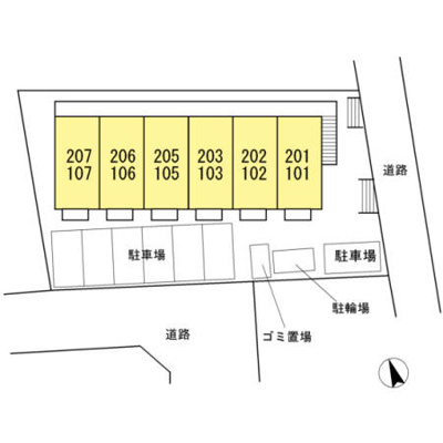 【区画図】 | コーポラス泉