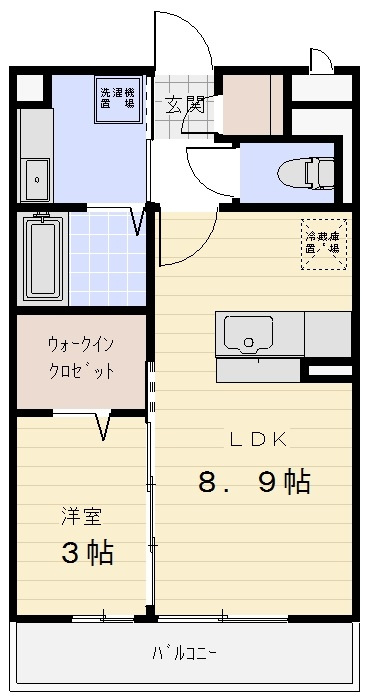 ラルーチェ城山の間取り