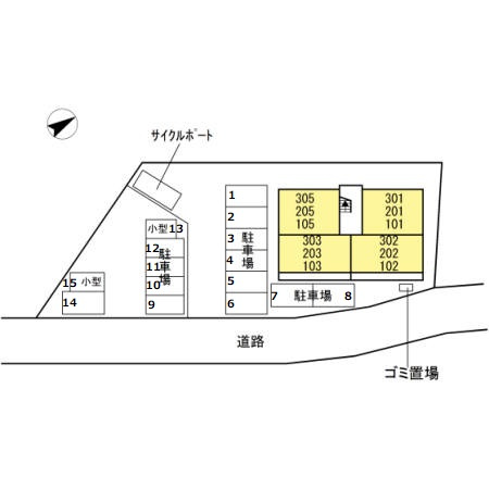 グランプラスの区画図