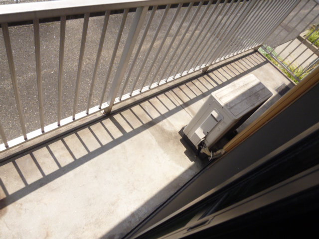 プレジール千田のバルコニー