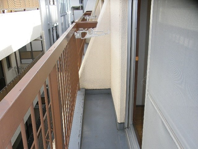 永手コスモハイツのバルコニー