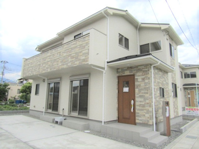 【外観】 | ブルーミングガーデン　甲斐市大下条2号棟  | 【新築戸建・甲斐市大下条・全2棟】2号棟
土地面積：50.59坪　建物面積：33.49坪