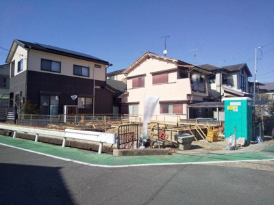 【前面道路含む現地写真】 | 京田辺市薪水取　新築戸建
