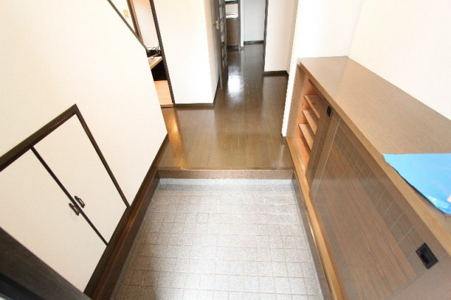 熊本市東区保田窪３丁目の一戸建ての玄関