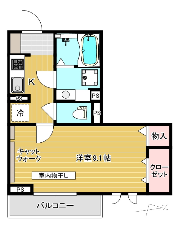 Brown Tabbyの間取り