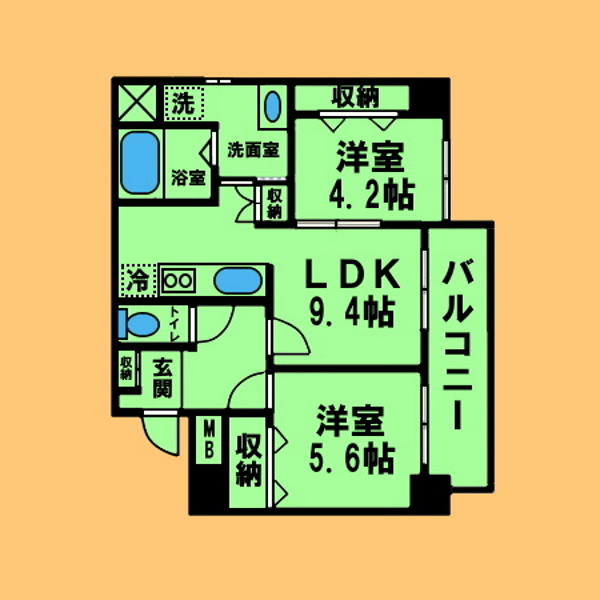 プライムコートの間取り