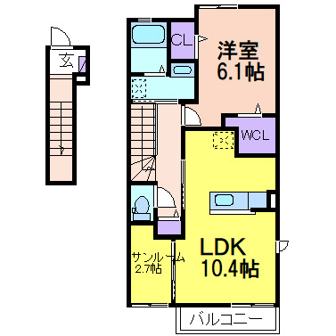 プリムヴェールの間取り