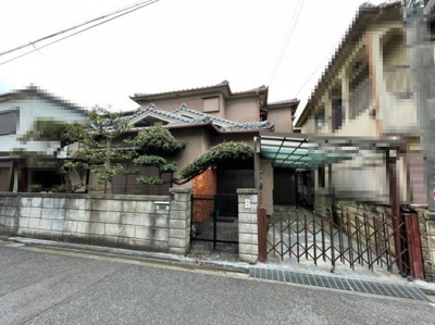 【前面道路含む現地写真】 | 八木北小・古家あり・土地34.5坪・岸和田市箕土路町２丁目 | 前面道路含む現地写真です