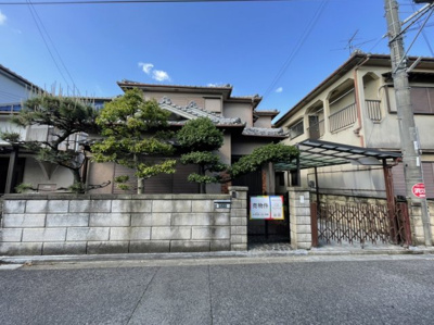 【前面道路含む現地写真】 | 八木北小・古家あり・土地34.5坪・岸和田市箕土路町２丁目 | 前面道路含む現地写真です