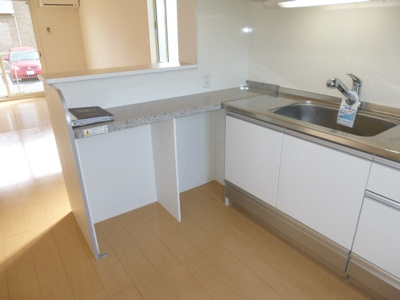 【キッチン】 | プリムヴェール大内Ｂ | キッチンカウンター