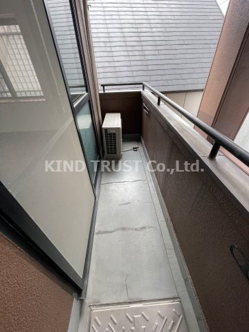 大阪市北区本庄東１丁目の賃貸マンションのバルコニー|落ち着いた時間を過ごせるバルコニーです