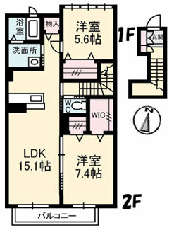 【間取り】 | ブルンはなみずき・