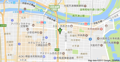 【地図】 | S-RESIDENCE北浜
