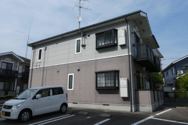 倉敷市水江のアパートの外観