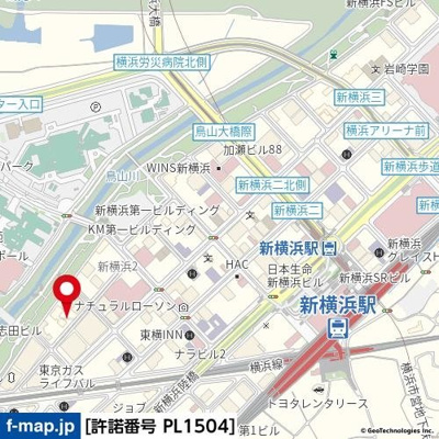 【地図】 | グレイス新横浜アクシス