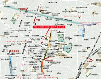 【地図】 | プレミアムキューブ品川戸越DEUX