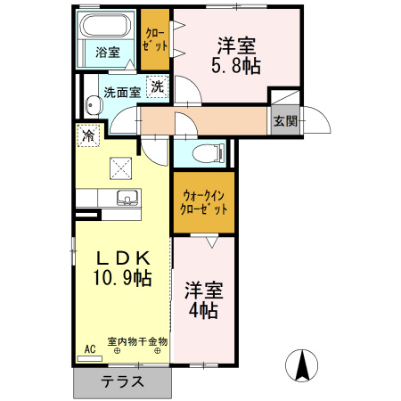 アズールの間取り