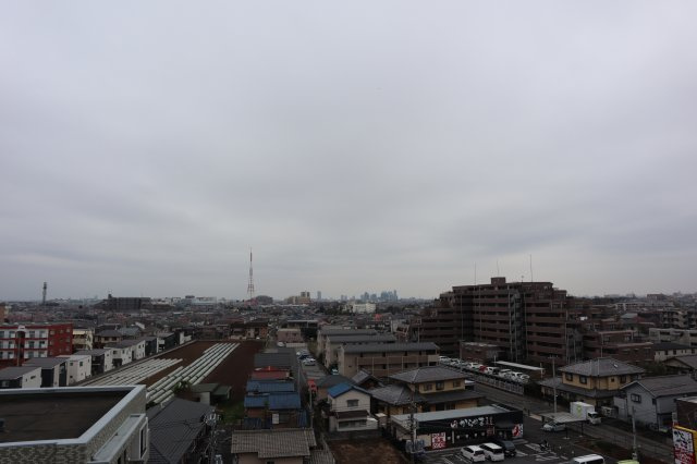 ライオンズマンション船橋東の展望|眺望自慢　晴天時スカイツリーを望めます。