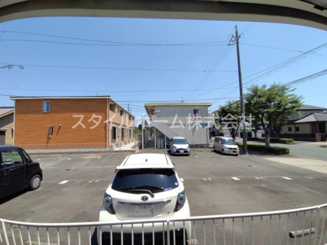 【展望】 | サンコーポ山田　C | 駐車場があるので、車を買う予定の方も安心です