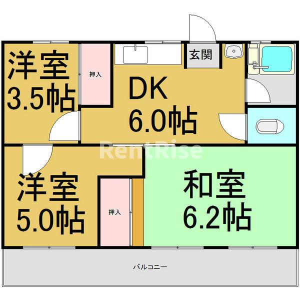 コーポ伊谷の間取り